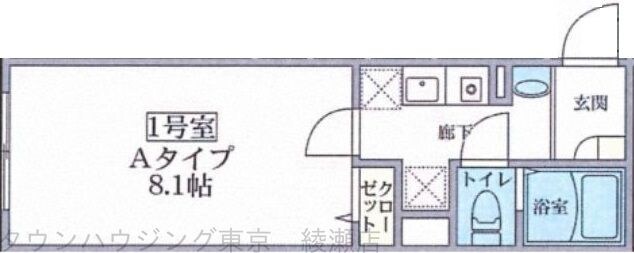 リーリオ堀切の物件間取画像