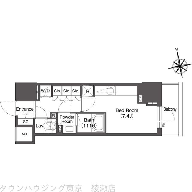 コンフォリア東上野の物件間取画像