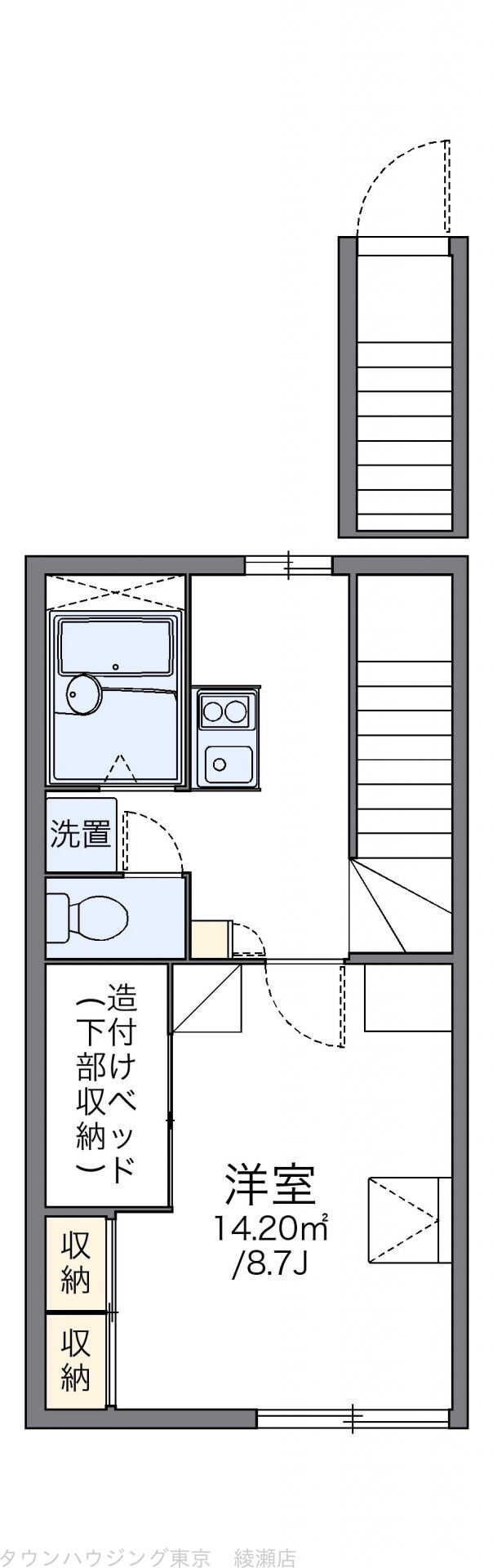 レオパレスシエスタの物件間取画像