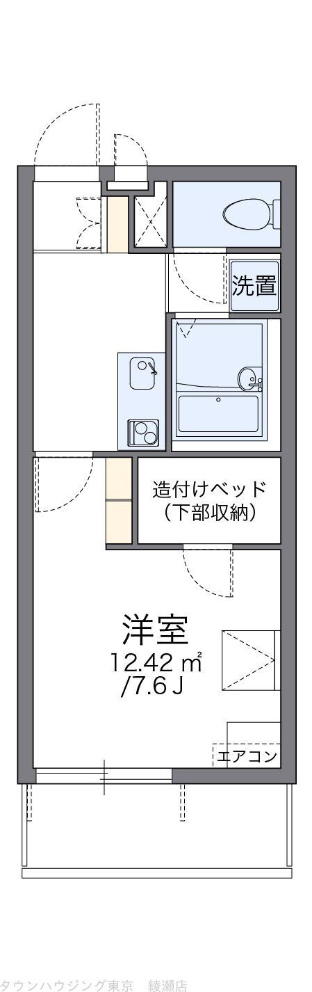 レオパレスサンピエスタの物件間取画像