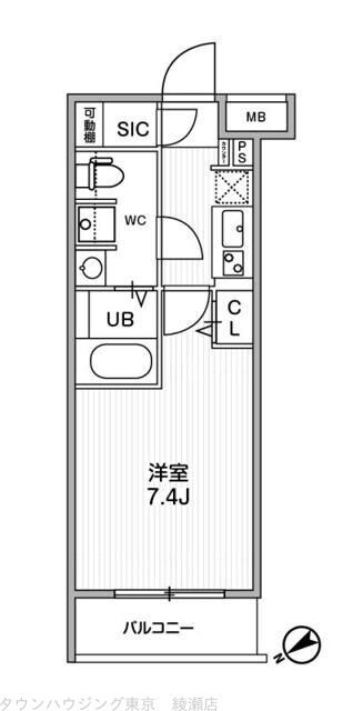 GENOVIA京成立石IVskygardenの物件間取画像