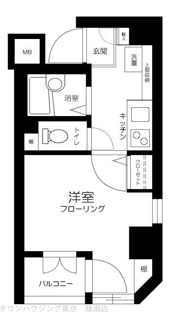 マーベラス鶯谷の物件間取画像