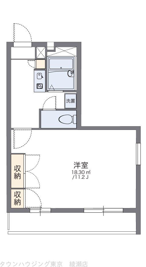 レオパレスパストラルの物件間取画像