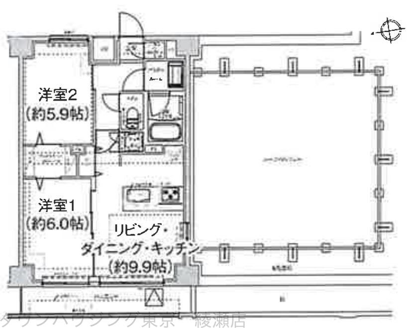 エルフォルテ東日暮里の物件間取画像