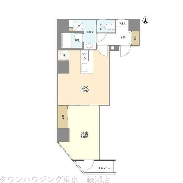 シェフルール新御徒町Iの物件間取画像