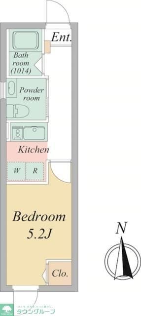 Ｔｈｅ　Ｄｏｒｃｈｅｓｔｅｒ　βの物件間取画像