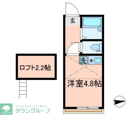 エスポワール北綾瀬の物件間取画像