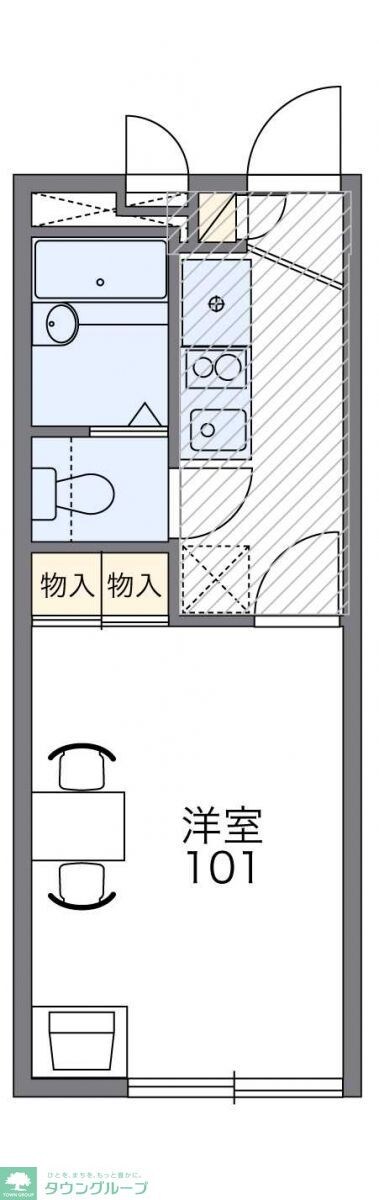 レオパレスアーバン　コーワの物件間取画像