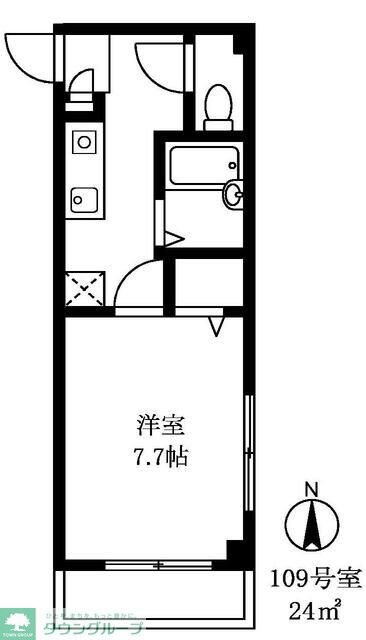 ＭｆマンションIIの物件間取画像