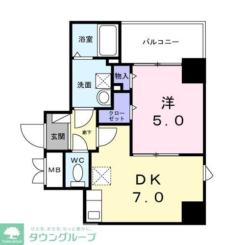 ロータス　ザ・レジデンス入谷の物件間取画像