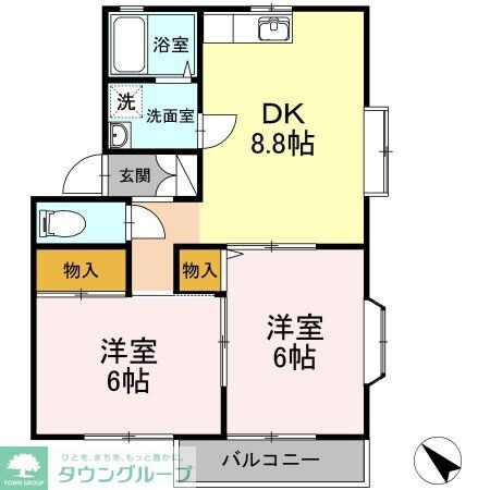 ヴェルドミールの物件間取画像