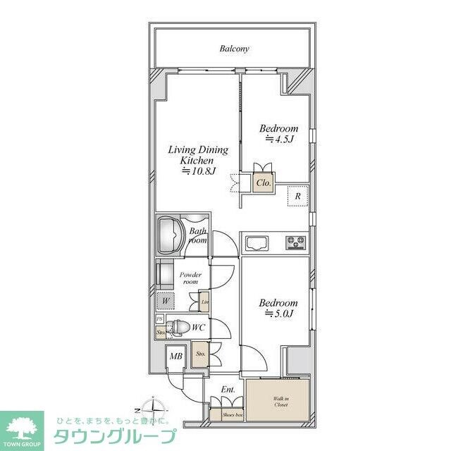 アーバンパーク浅草の物件間取画像