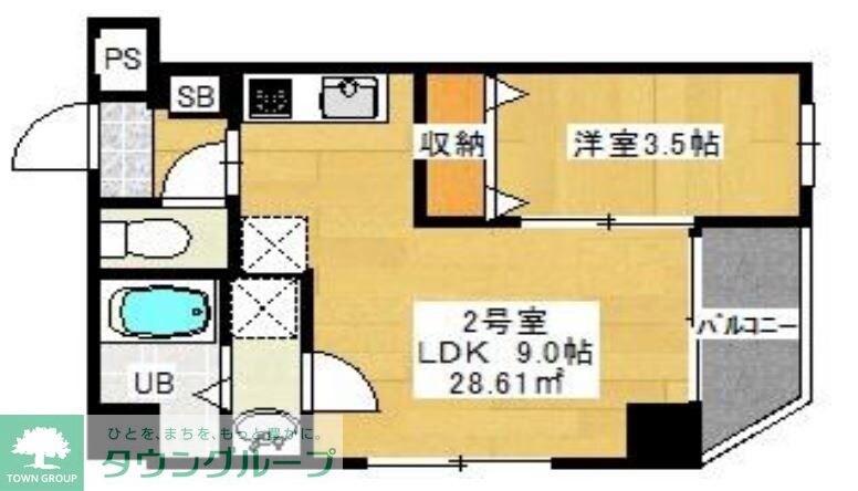 金太郎ヒルズ２７６の物件間取画像