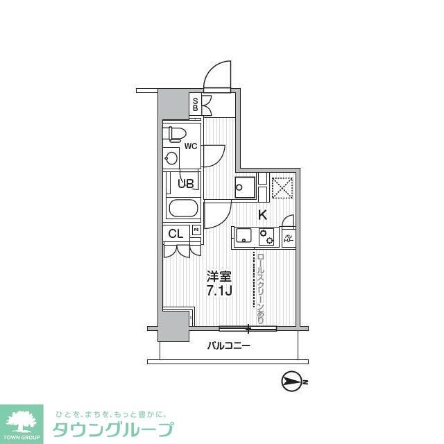 シーズンフラッツ元浅草４丁目の物件間取画像