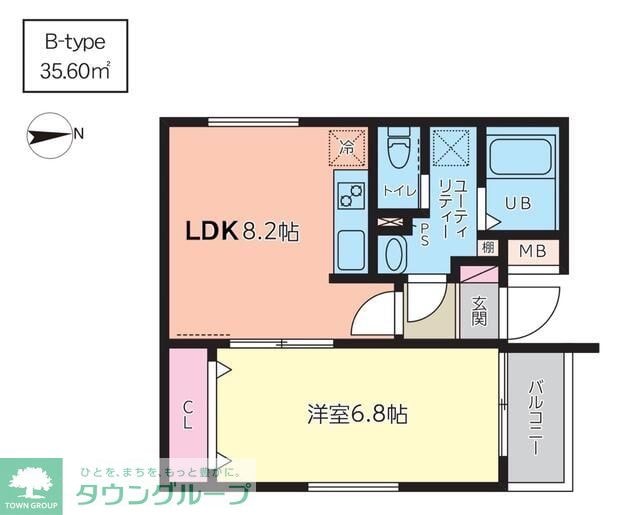 retreat尾久の物件間取画像