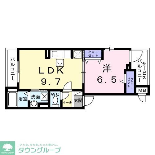 ミルト東向島の物件間取画像