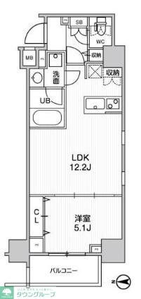 ステージグランデ錦糸町IIの物件間取画像