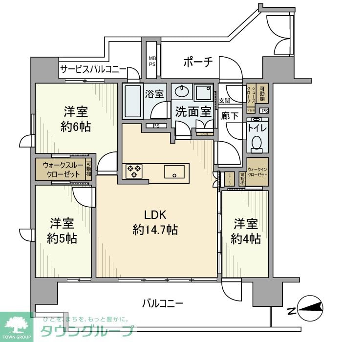 クリオ浅草セントラルマークスの物件間取画像