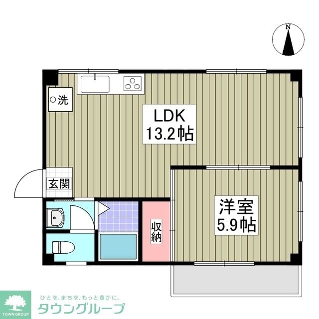 浅賀コーポの物件間取画像