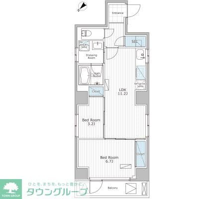 アスブルーム奥浅草の物件間取画像