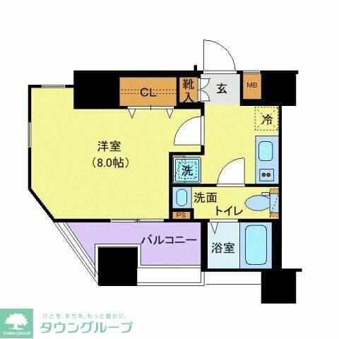 CREST TAPP AYASEの物件間取画像