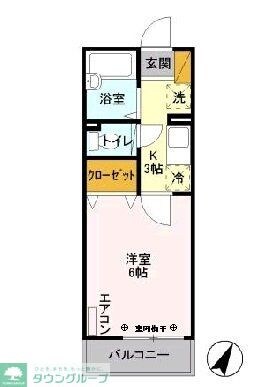 ハイツセイホIIIの物件間取画像