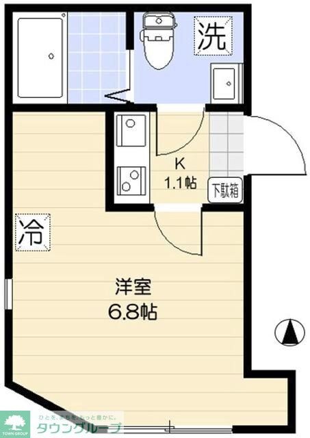 ユニヴェール西新井の物件間取画像