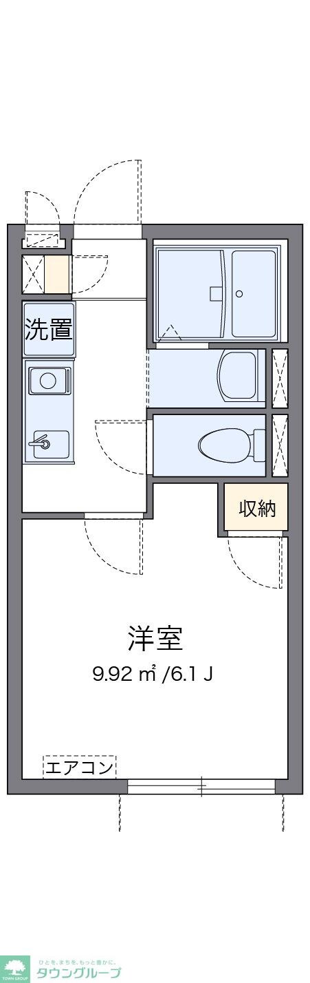ヴィアロ伊興レジデンスＡの物件間取画像