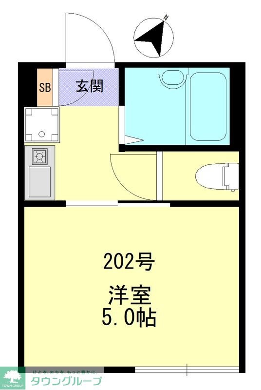 KKハウス金町の物件間取画像
