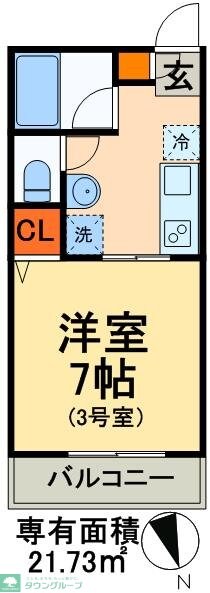 グラシアス六町の物件間取画像