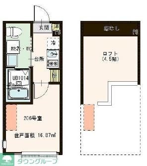 ハルティーニの物件間取画像