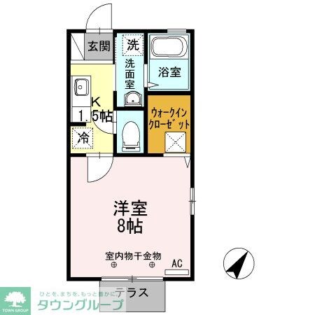 プレサージュ西新井の物件間取画像