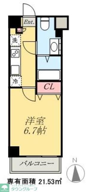 AZESTお花茶屋の物件間取画像