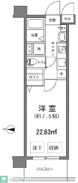 プレステージ綾瀬の物件間取画像