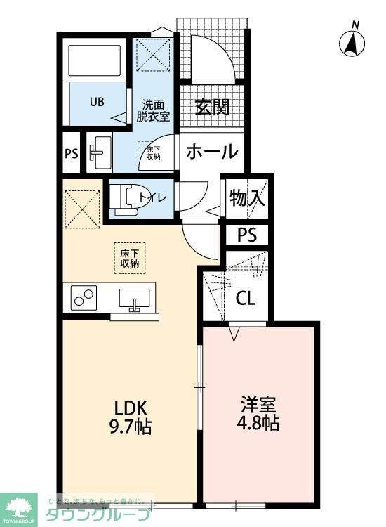 リーブルファイン足立南花畑の物件間取画像