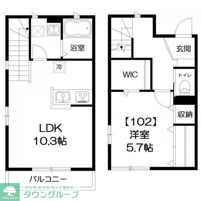 カーサ　コベノルテの物件間取画像