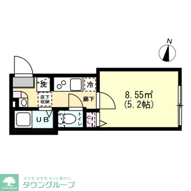 グランクオール西新井の物件間取画像