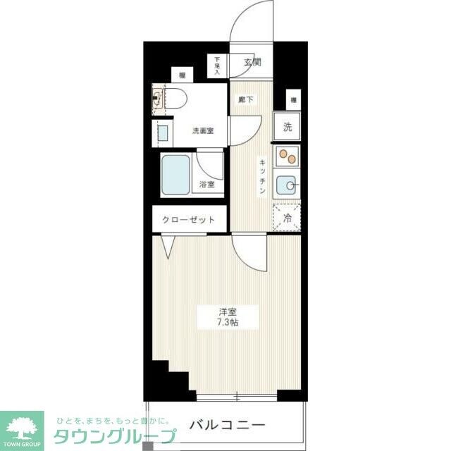 AZEST千住大橋の物件間取画像