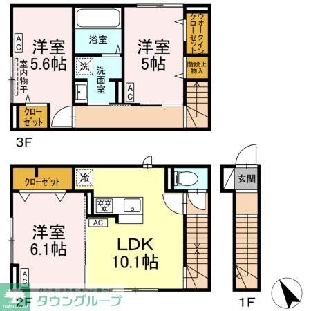 セレスティア柴又IVの物件間取画像