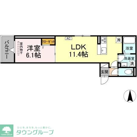 グラナーデ六町IIの物件内観写真
