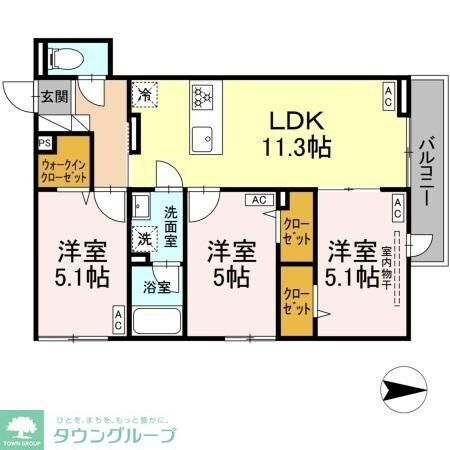 セレスティア西新井IIの物件間取画像