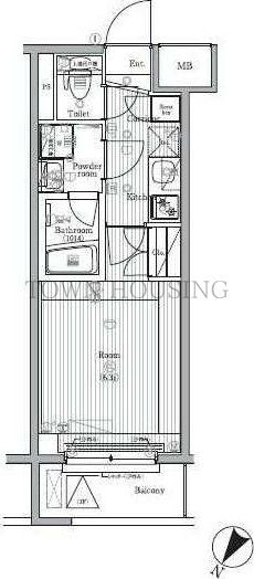 PREMIUM CUBE 不動前DEUXの物件間取画像