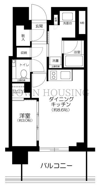 アトラス白金台レジデンスの物件間取画像