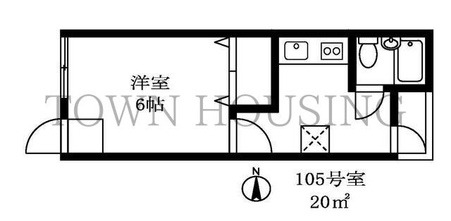 ウイング古屋の物件間取画像