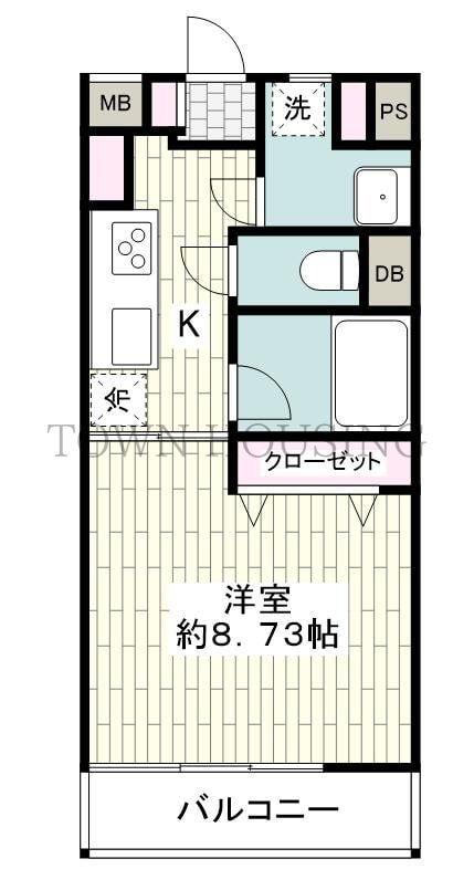 サードリハイツの物件間取画像