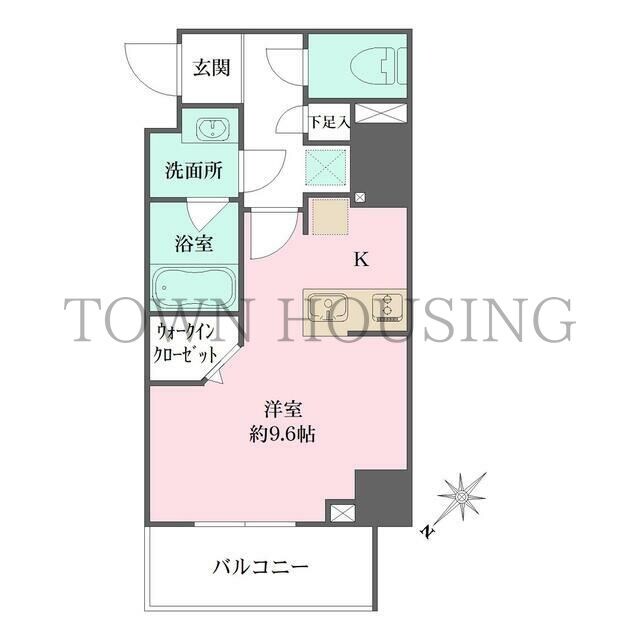 ザ・パークメゾン東大井の物件間取画像