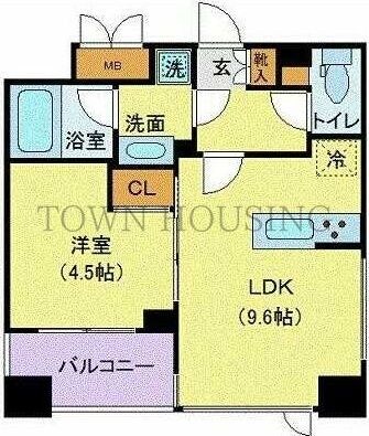 メゾンビスタ渋谷宇田川の物件間取画像