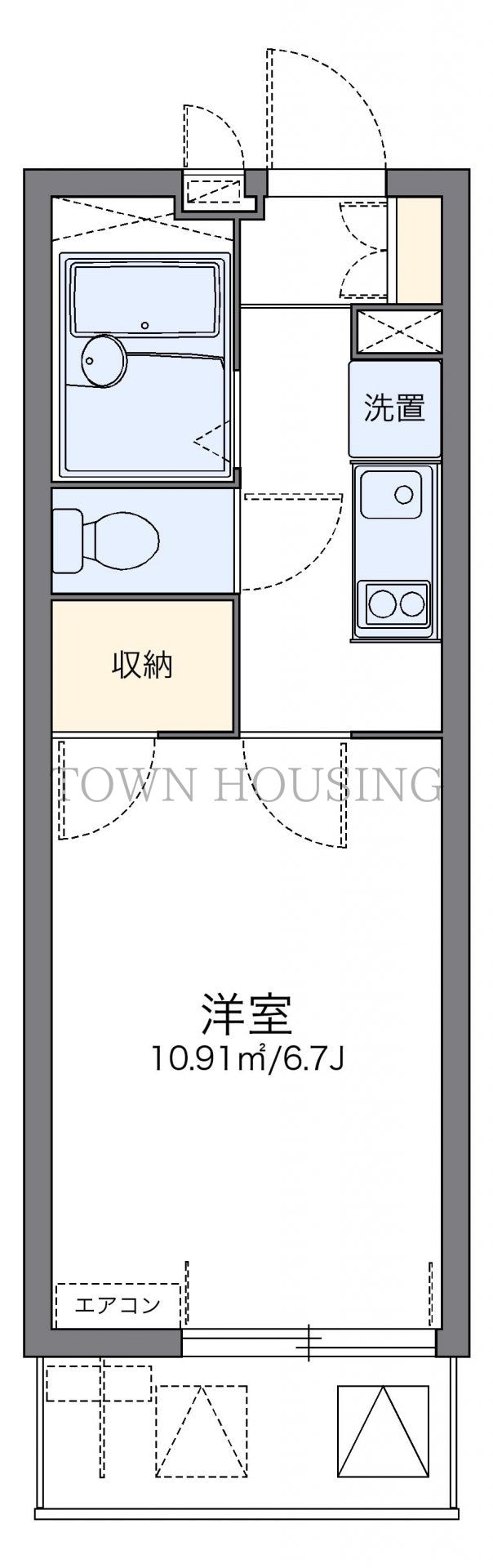 レオパレスルミエール　駒場東大の物件間取画像