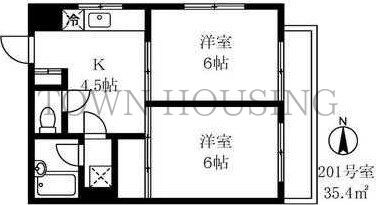 メルシー下目黒の物件間取画像