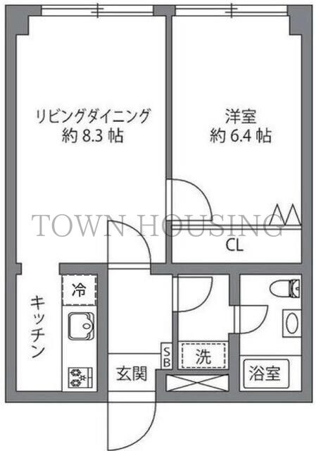 高輪ペアシティの物件間取画像